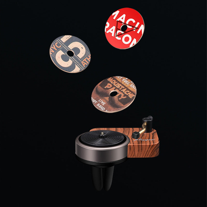 Record Machine Car Aromatherapy Rotating Perfume Fragrance ****