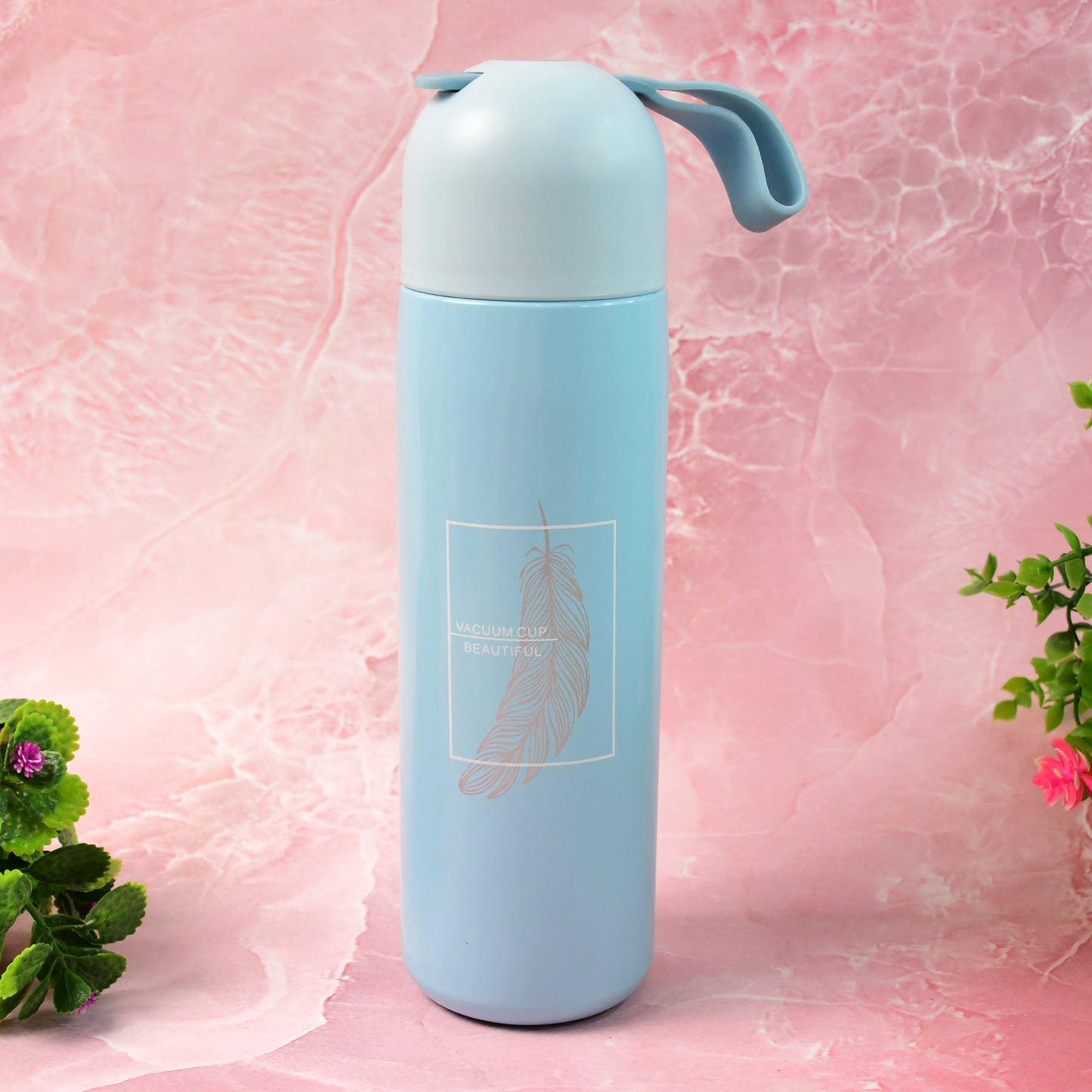 Stainless Steel Water Bottle With Handle Approx 500 Ml