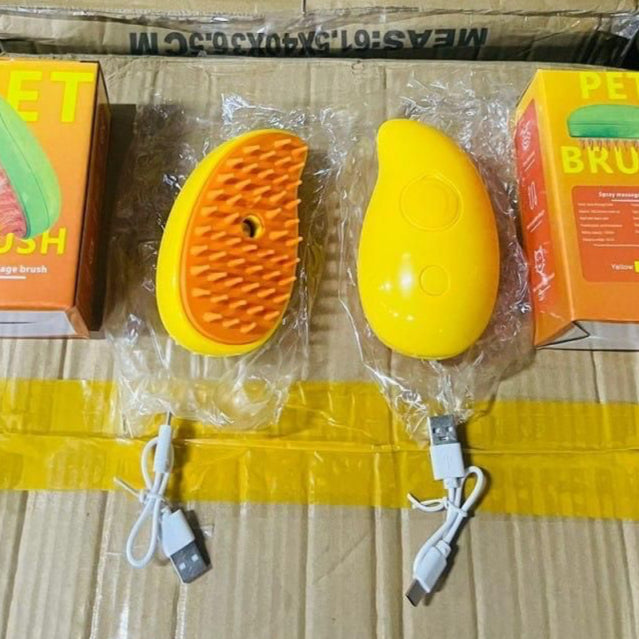 Steaming Pet Hairbrush