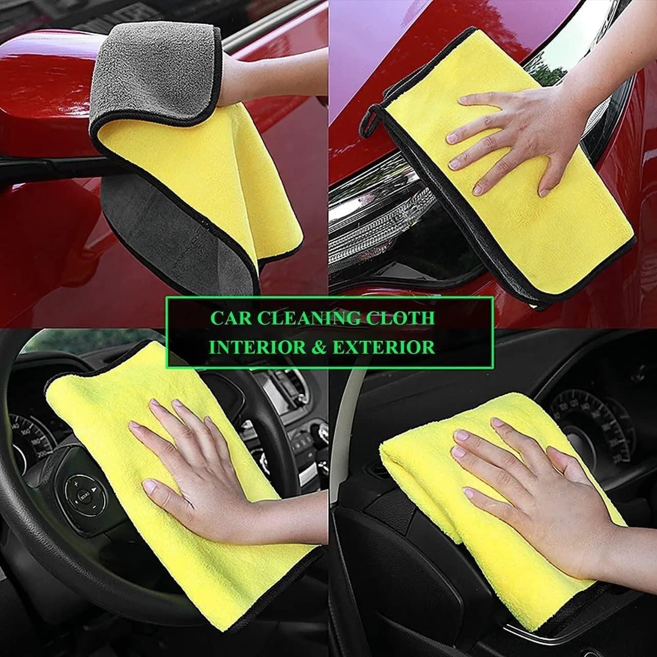 Multipurpose Automotive Double-Sided Cloth Towels Pack of 2