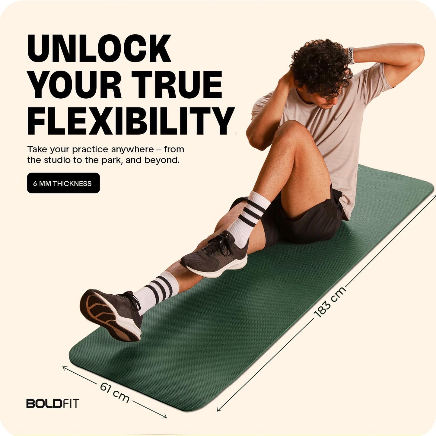 Yoga Mats For Women and Men Exercise For Home