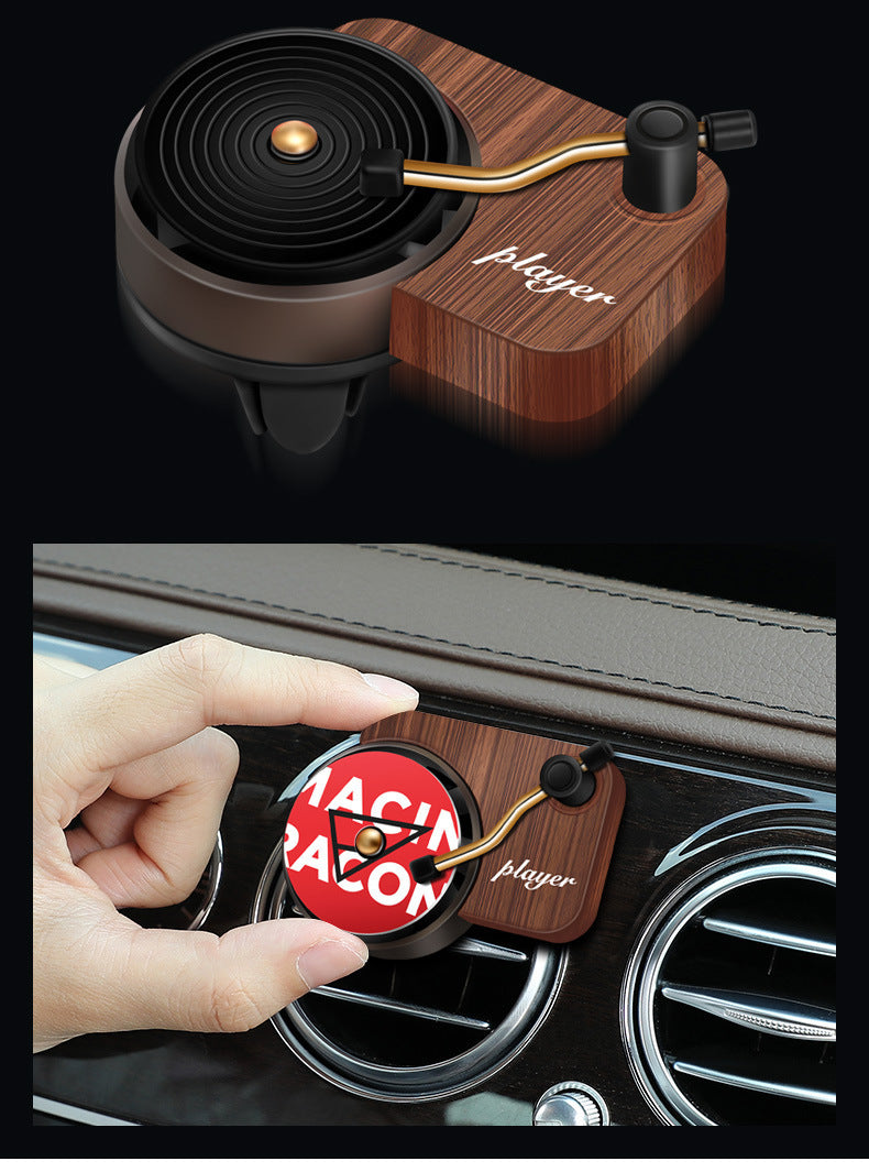 Record Machine Car Aromatherapy Rotating Perfume Fragrance ****