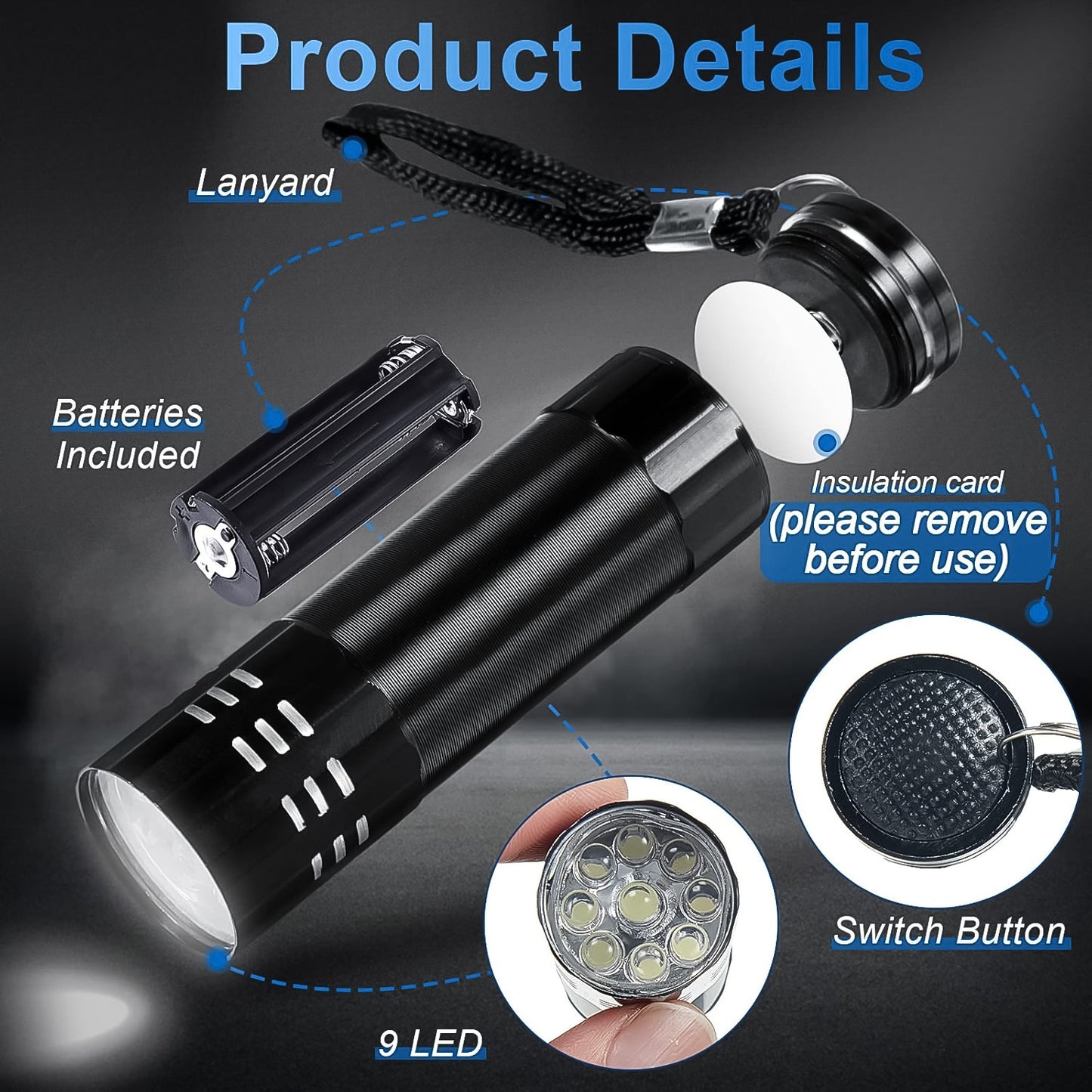 Portable Mini Torch Super-bright Battery Operated
