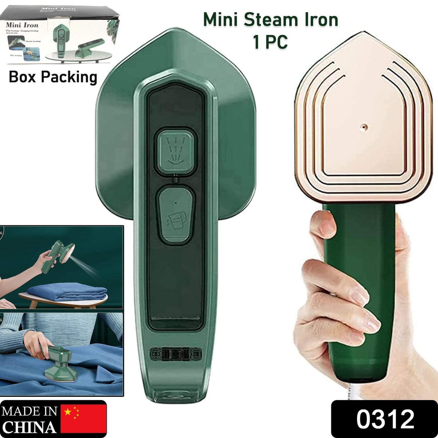 Mini Steam Iron Handheld Garment Steamer
