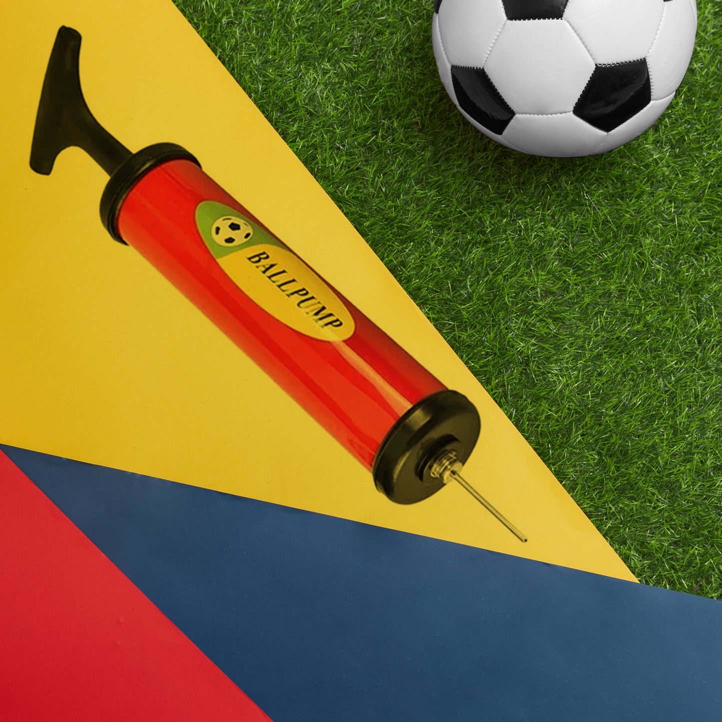 Inflator Air Ball Pump For Soccer Basketball Football Volleyball Ball (24 Cm)