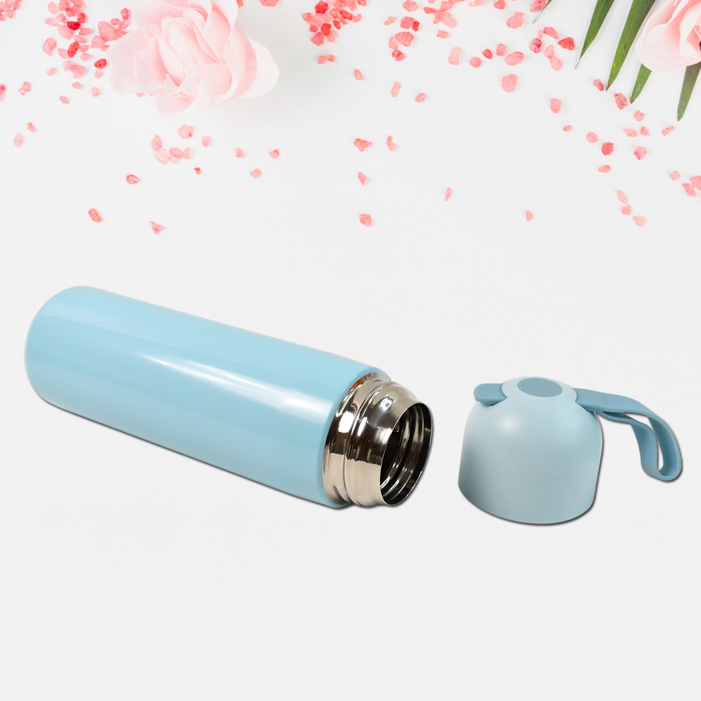 Stainless Steel Water Bottle With Handle Approx 500 Ml