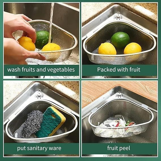 Kitchen Sink Drain Basket Stainless Steel