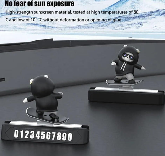 Car Dashboard Decorative Panda Showpiece