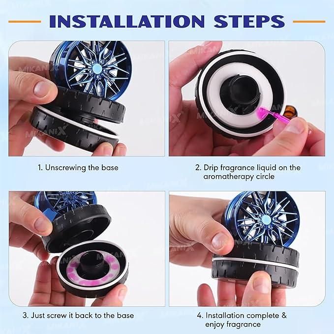 Car Aromatherapy Solar Powered Freshner