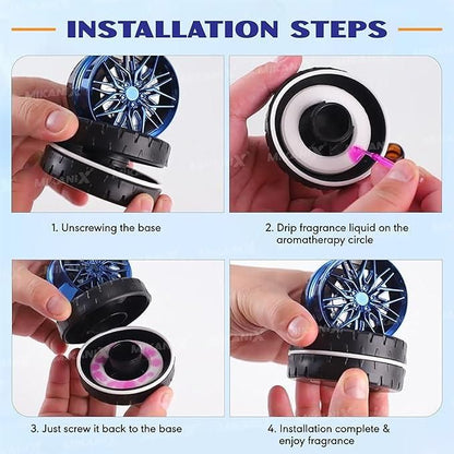 Car Aromatherapy Solar Powered Freshner