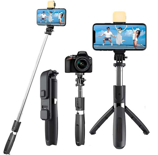 Bluetooth Selfie Stick Portable Phone Tripod Stand For Mobile