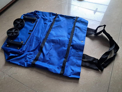 Foldable Light Weight Polyester Shopping Trolley Bag (Multicolor)