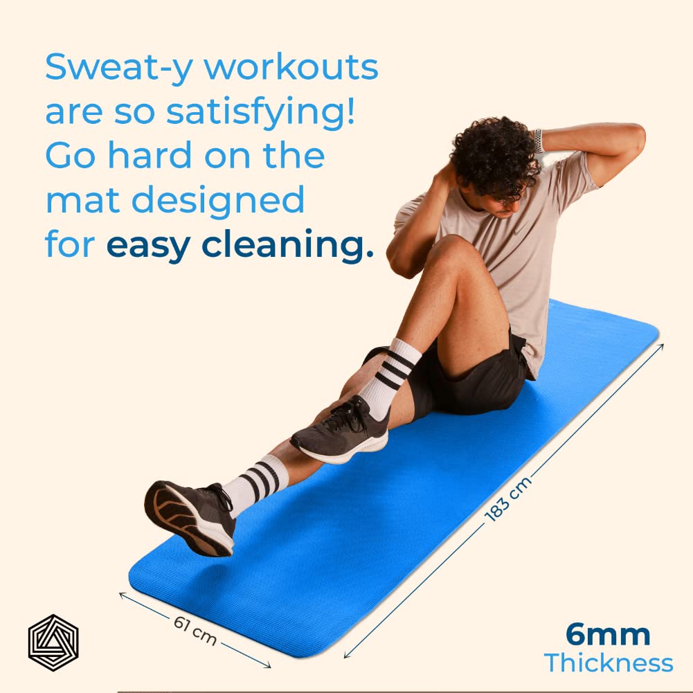 Yoga Mats For Women and Men Exercise For Home