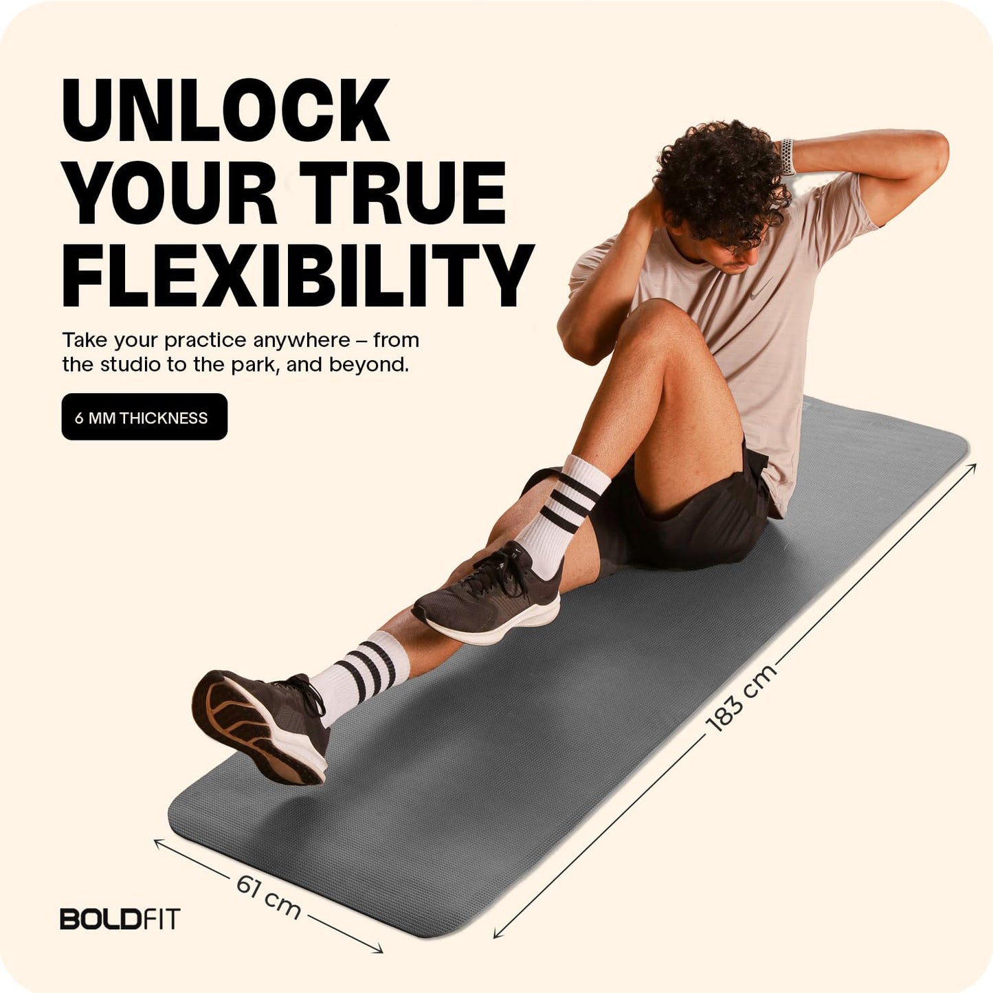 Yoga Mats For Women and Men Exercise For Home
