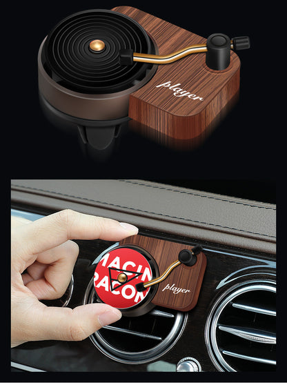 Record Machine Car Aromatherapy Rotating Perfume Fragrance ****