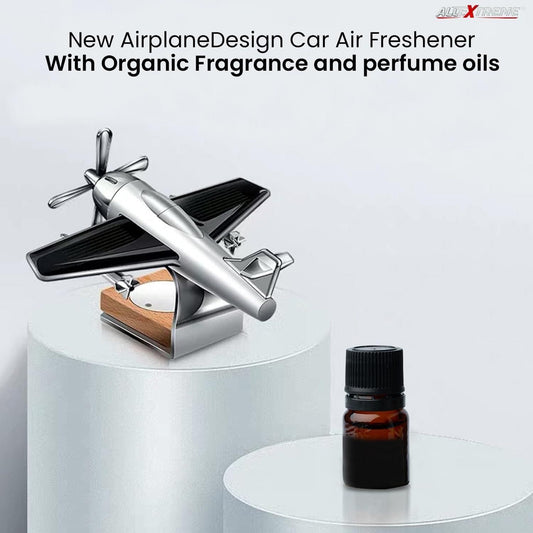360 Degree Rotating Plane Fan Air Freshener Perfume