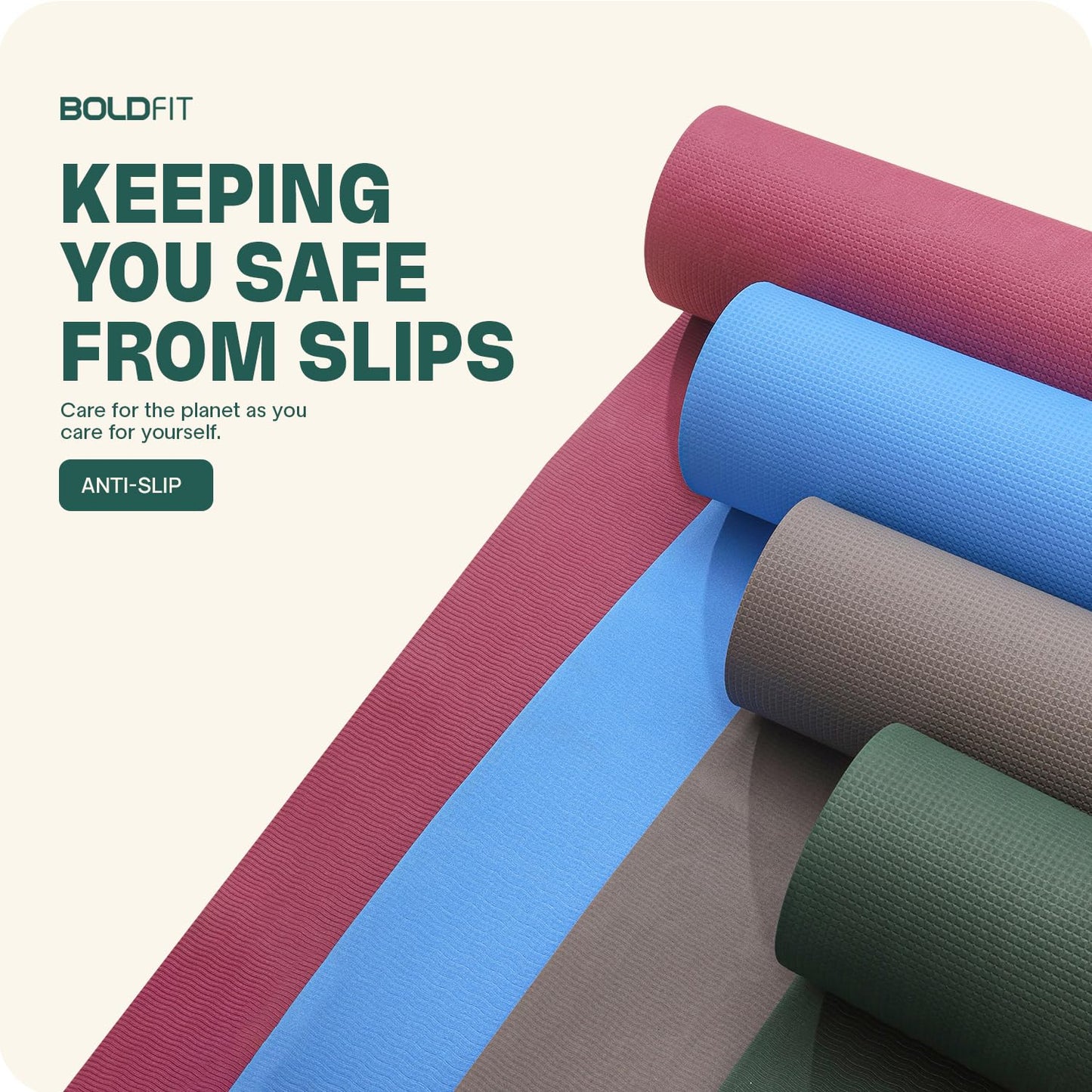 Yoga Mats For Women and Men Exercise For Home