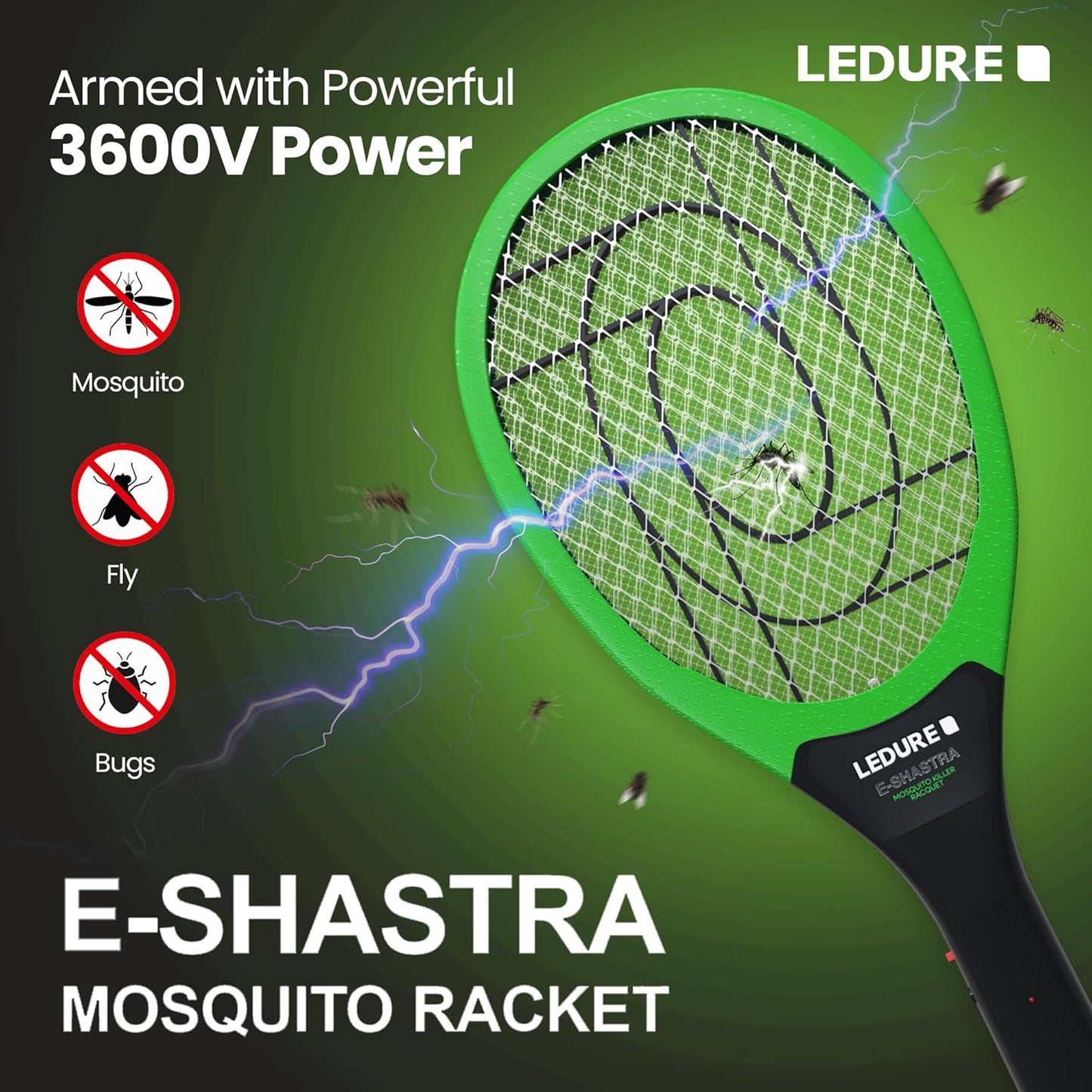 Mosquito Killer Racquet - Shock Proof