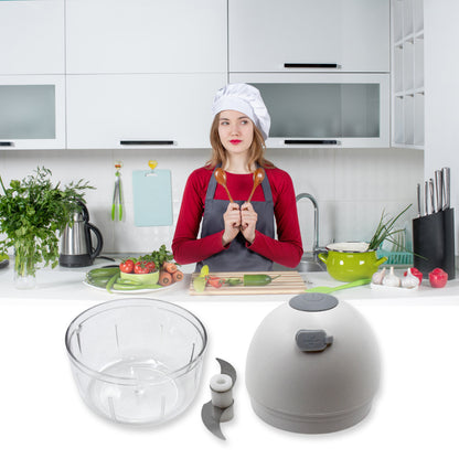 Mini Chopper Electric Rechargeable For Kitchen Cordless Portable(200ml)