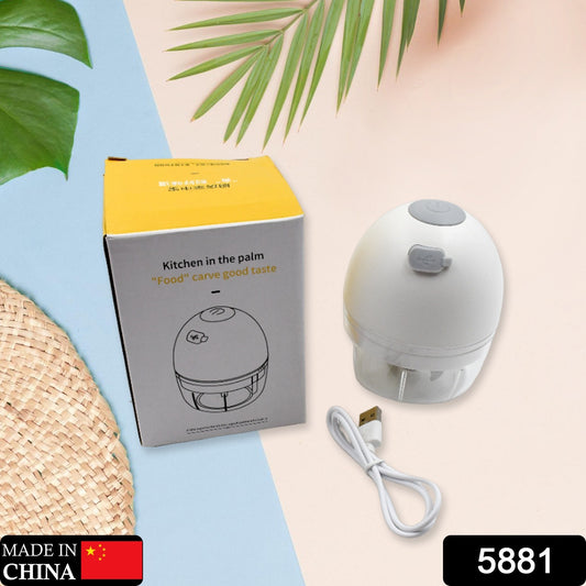 Mini Chopper Electric Rechargeable For Kitchen Cordless Portable(200ml)