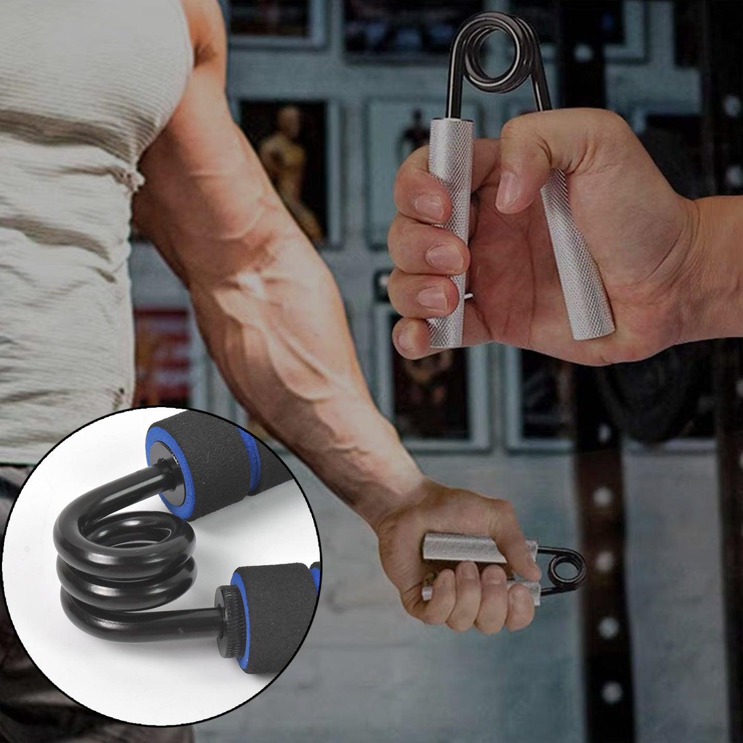 150kg Challenge Hand Exerciser Hand Gripper( 1 Pc  300lb )