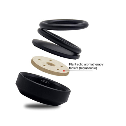 Solar Power Car Aroma Diffuser For Car Dashboard/Home/Office