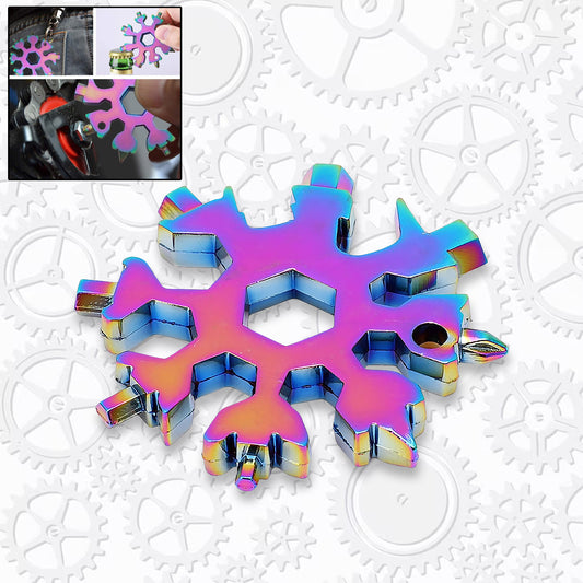 Durable  Portable 18 In 1 Snowflake Multi-tool Snowflake