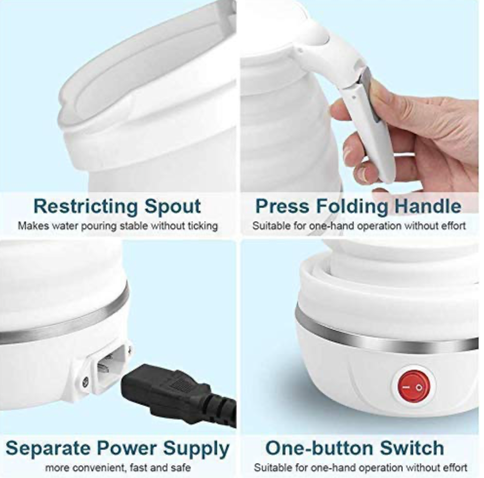 Portable Electric Foldable Kettle For Travel