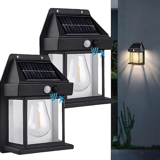 Solar Wall Lights  Lamp Outdoor Wireless (1 Pc )
