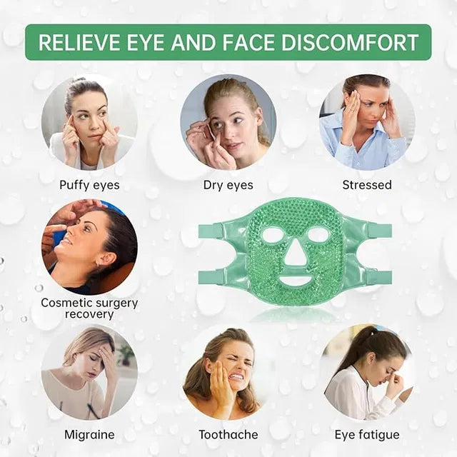 Cold Face Eye Mask, Ice Pack  Face Puff