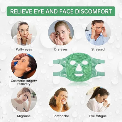 Cold Face Eye Mask, Ice Pack  Face Puff
