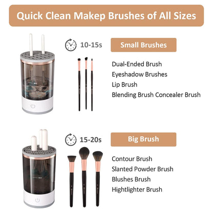 Automatic Makeup Brush Cleaner Electric (1 Pc)