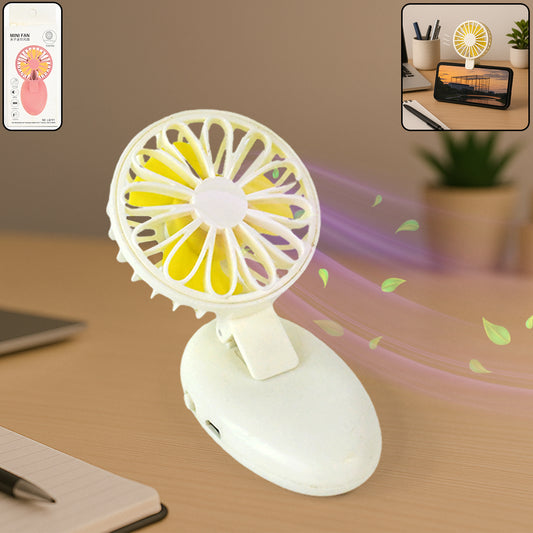 Mini Usb Handheld Fan Portable Rechargeable Mini Fan For Home Office Travel (1 Pc)
