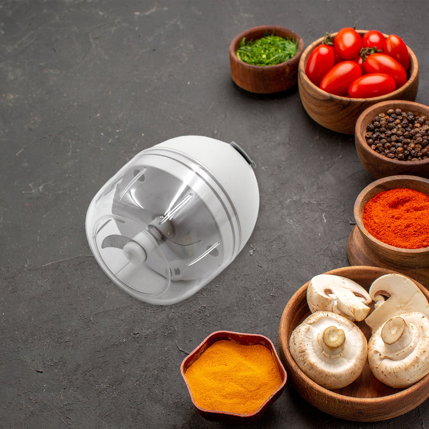 Mini Chopper Electric Rechargeable For Kitchen Cordless Portable(200ml)