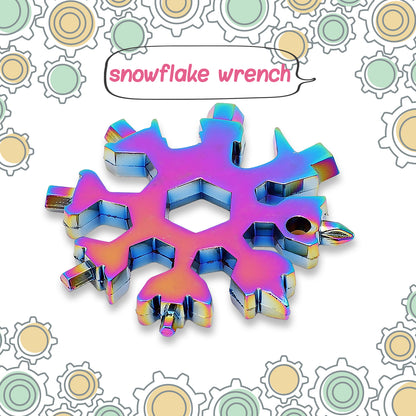 Durable  Portable 18 In 1 Snowflake Multi-tool Snowflake