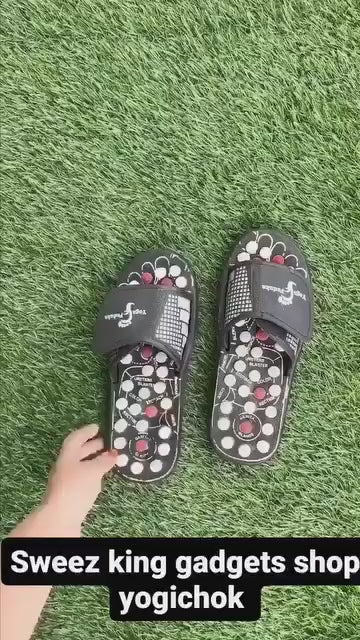 Acupressure and Magnetic Therapy Slippers Blood Circulation