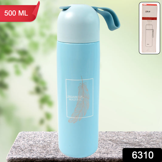 Stainless Steel Water Bottle With Handle Approx 500 Ml
