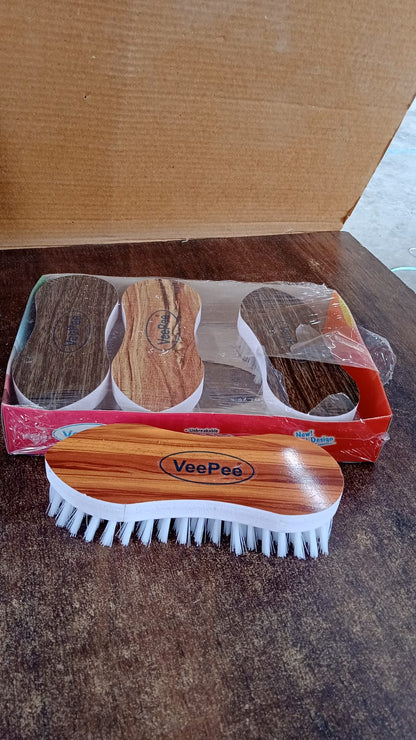 Ergonomic Curved Laundry Brush Set (4 Pc)