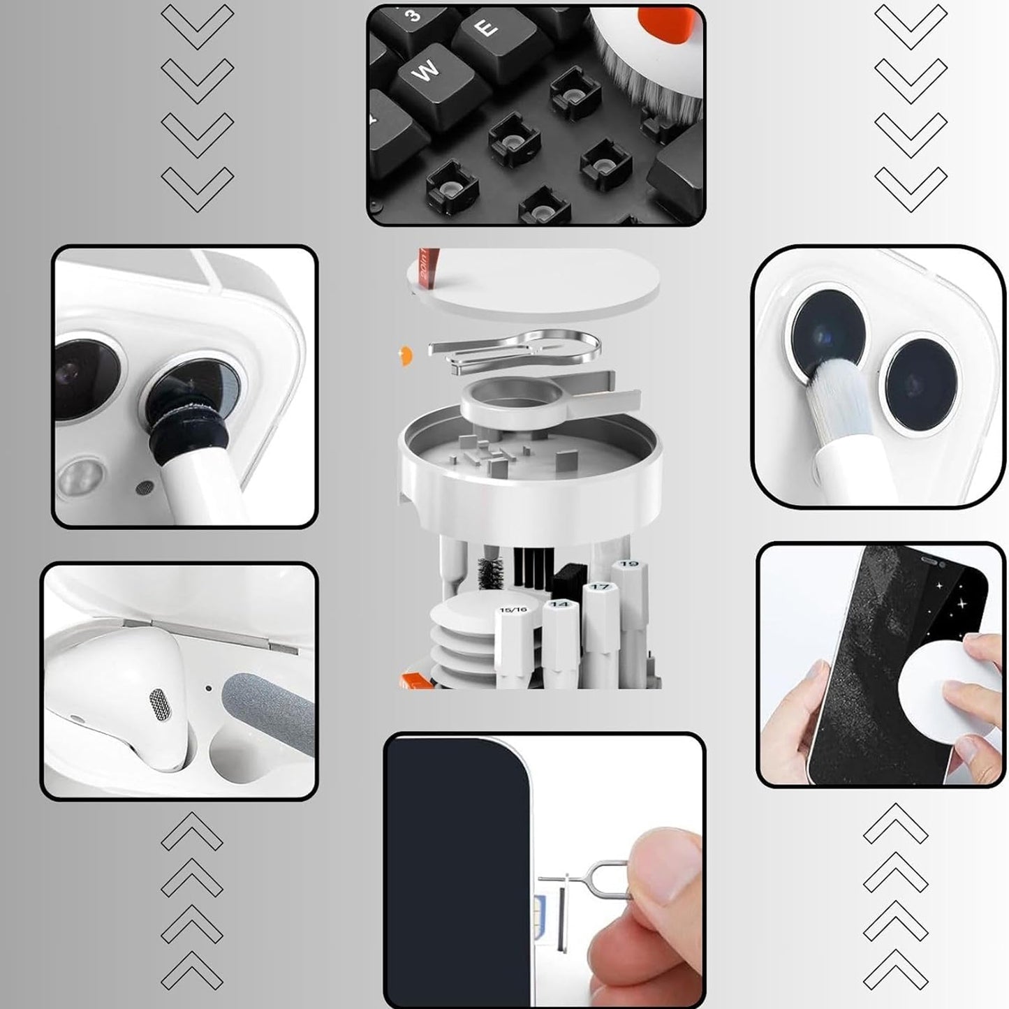 Keyboard Mobile Cleaner Kit 20-in-1