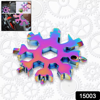 Durable  Portable 18 In 1 Snowflake Multi-tool Snowflake